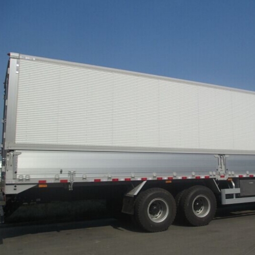 Revolutionizing Urban Logistics: The Aluminum Corrugated Rivet Side Open Flying Wing Box Truck Body