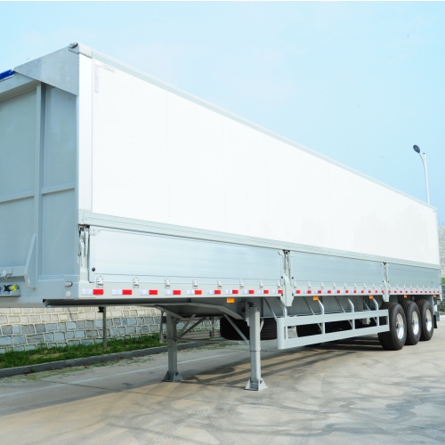 China's Aluminum Rivet Wing Van Trailer: A Symbol of Modern Logistics