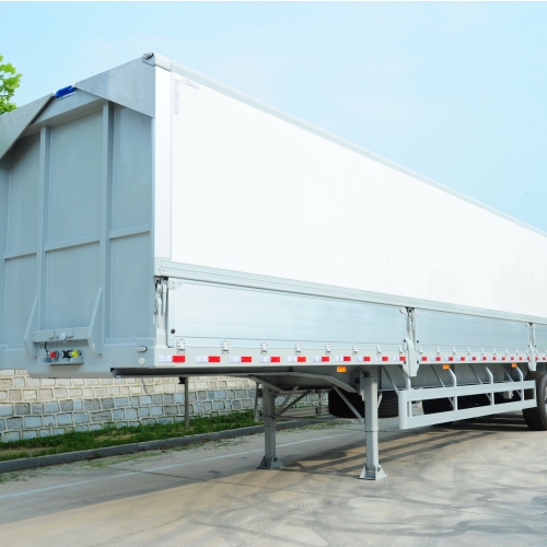 China’s Aluminum Side-Open Flying Wing Semi-Trailer: Revolutionizing Logistics with Innovation and Efficiency