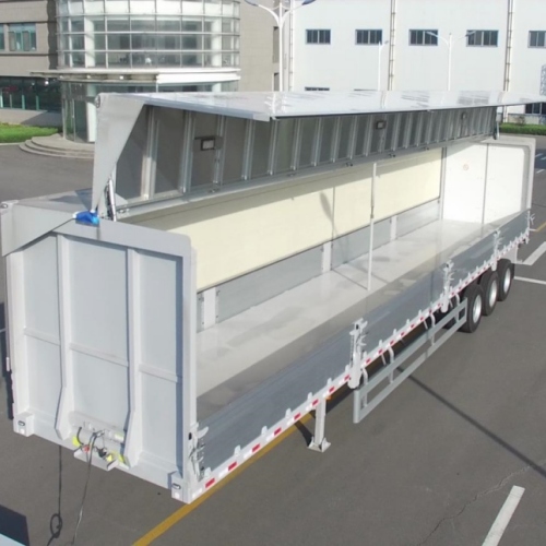 Innovation in Transportation: The China Aluminum Flying Wing Side Open Semi-Trailer