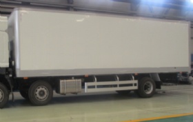 32ft aluminum rivet joint van truck body