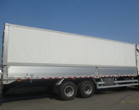 32ft wing van truck body for KD transport